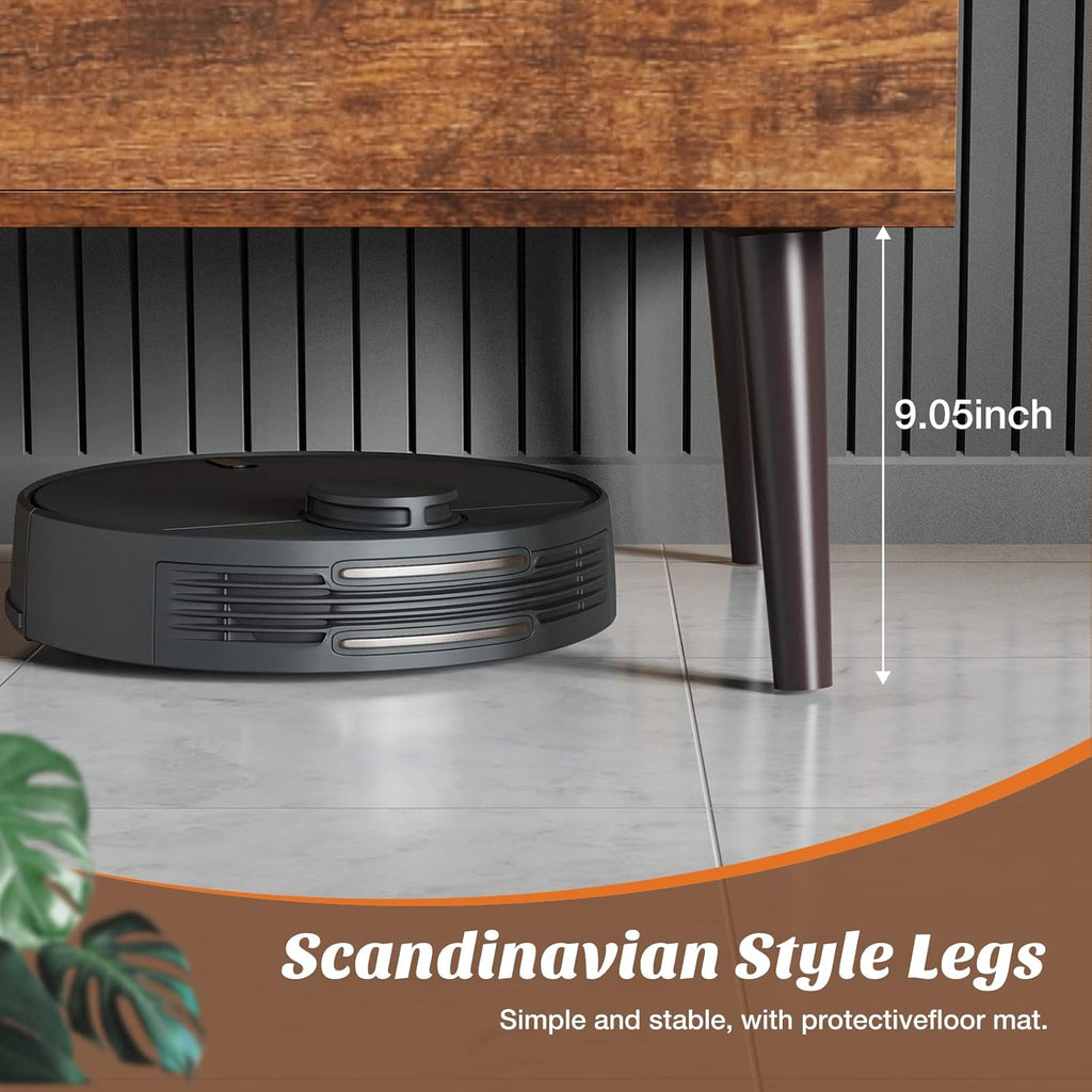 Sweetcrispy Lift Top Coffee Tables for Living Room, Small Rising Wooden Center Tables with Storage Shelf and Hidden Compartment, Brown | Lift Top, Coffee Tables, for Living Room, Rising, Dining Center Tables, with Storage Shelf